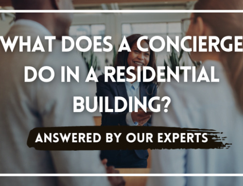 What does a Concierge do in a Residential Building?